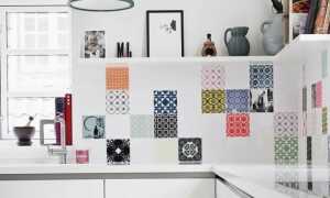 Декупаж на кафельной плитке: способы выполнения