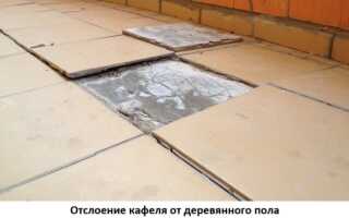 Как положить плитку в ванной на деревянный пол