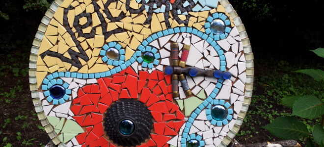 Мозаика своими руками из битой плитки: мастер-класс