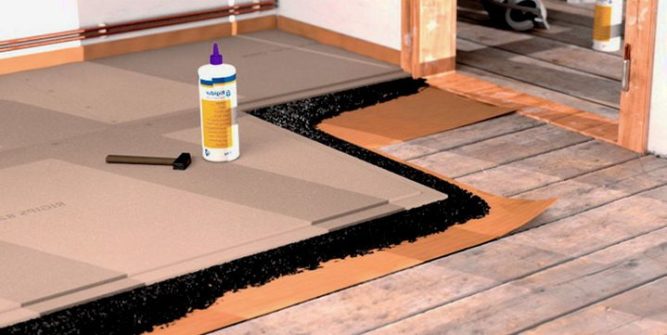 Обустройство сухой стяжки из гипсокартона